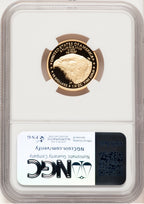2024-W Proof Gold Eagle 1/4 oz Brown Label NGC PF70