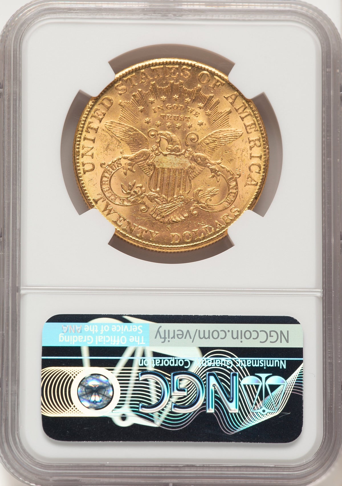 1907-S $20 Liberty Double Eagle NGC MS65