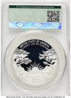 2024-P Proof Silver Medal Liberty & Britannia 1 oz First Delivery Magnum Opus CACG PR70