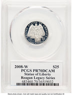 2008-W Proof Platinum Eagle 1/4 oz Reagan Legacy Series Michael Reagan PCGS PR70