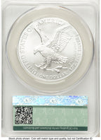 2024 Silver Eagle First Day of Delivery Ron Drzewuki CACG MS70