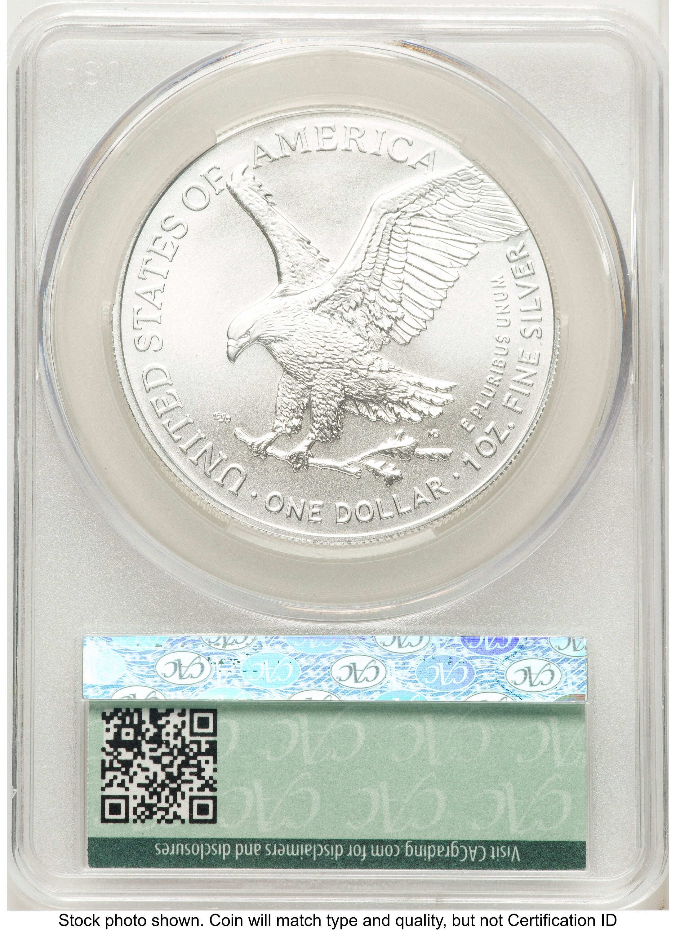 2024 Silver Eagle First Day of Delivery Ron Drzewuki CACG MS70