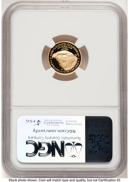 2024-W Proof Gold Eagle 1/10 oz Brown Label NGC PF70 (770300002)
