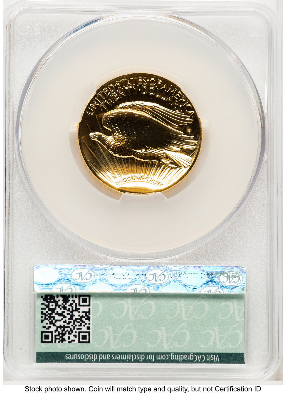 2009 G$20 Ultra High Relief PL Non Designation CACG MS70 (770438006)