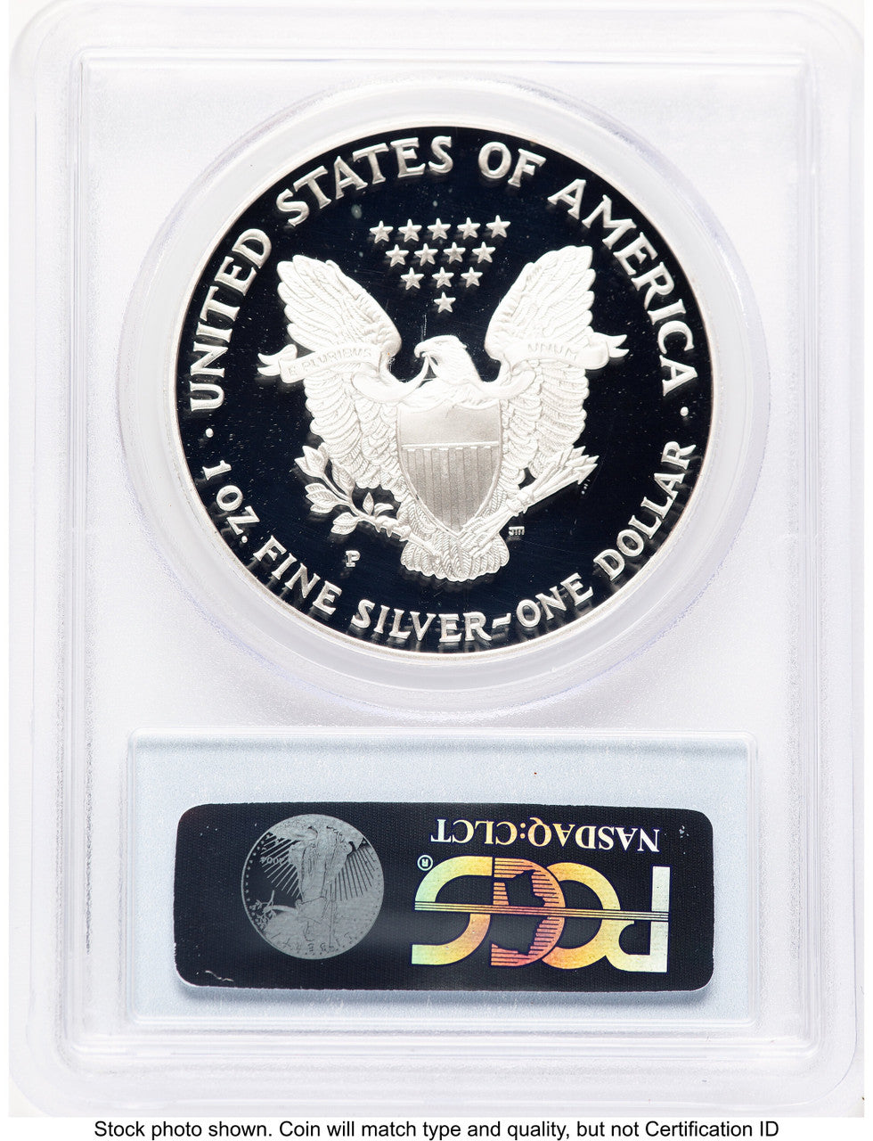 1995-P Proof Silver Eagle 1 oz Blue Label PCGS PR70