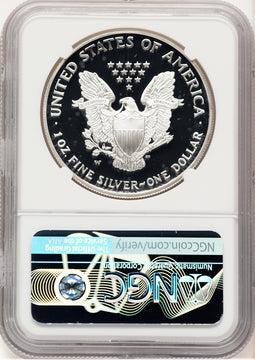 2003-W Proof Silver Eagle 1 oz Rhett Jeppson NGC PF70