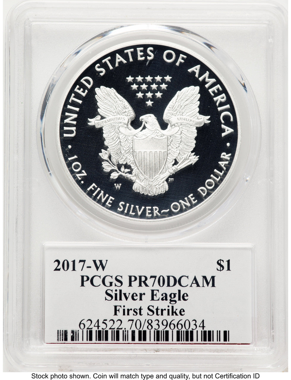 2017-W Proof Silver Eagle 1 oz FS PCGS PR70 Ed Moy