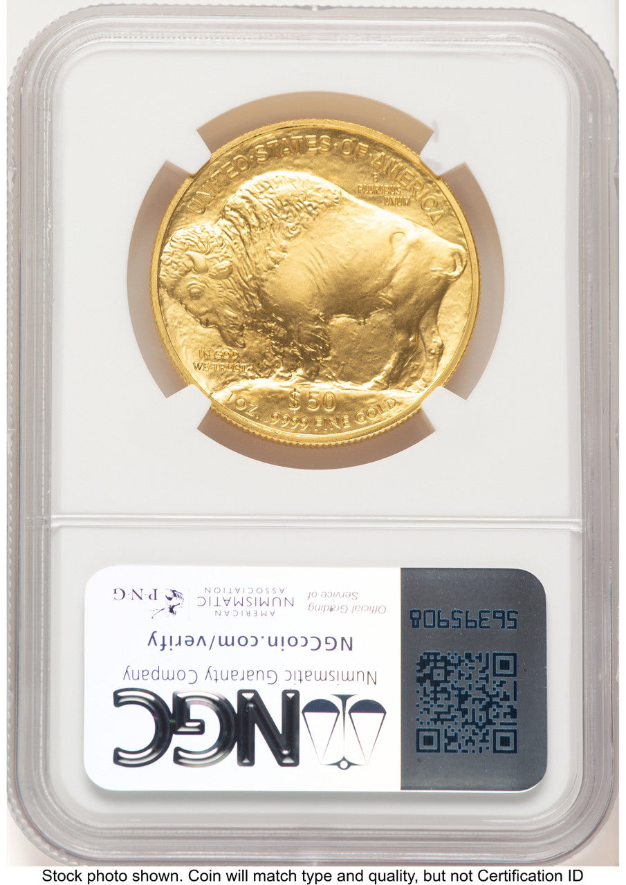 2008-W Burnished Gold Buffalo 1 oz 1.00 oz Red Book NGC MS70