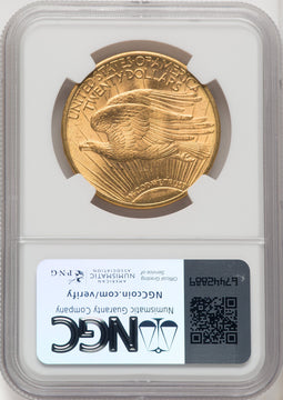 1920 $20 Saint-Gaudens Double Eagle NGC MS64 (770720015)