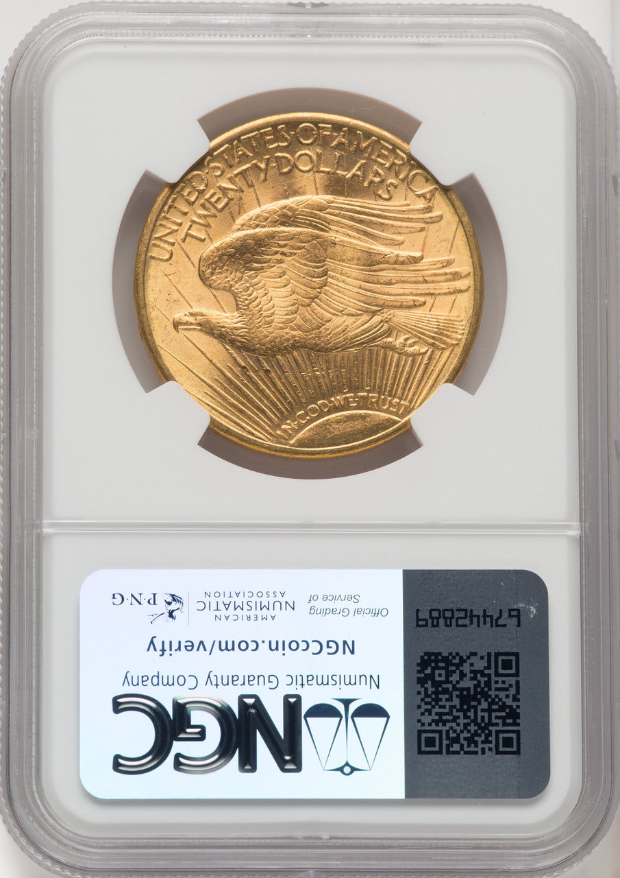 1920 $20 Saint-Gaudens Double Eagle NGC MS64 (770720015)