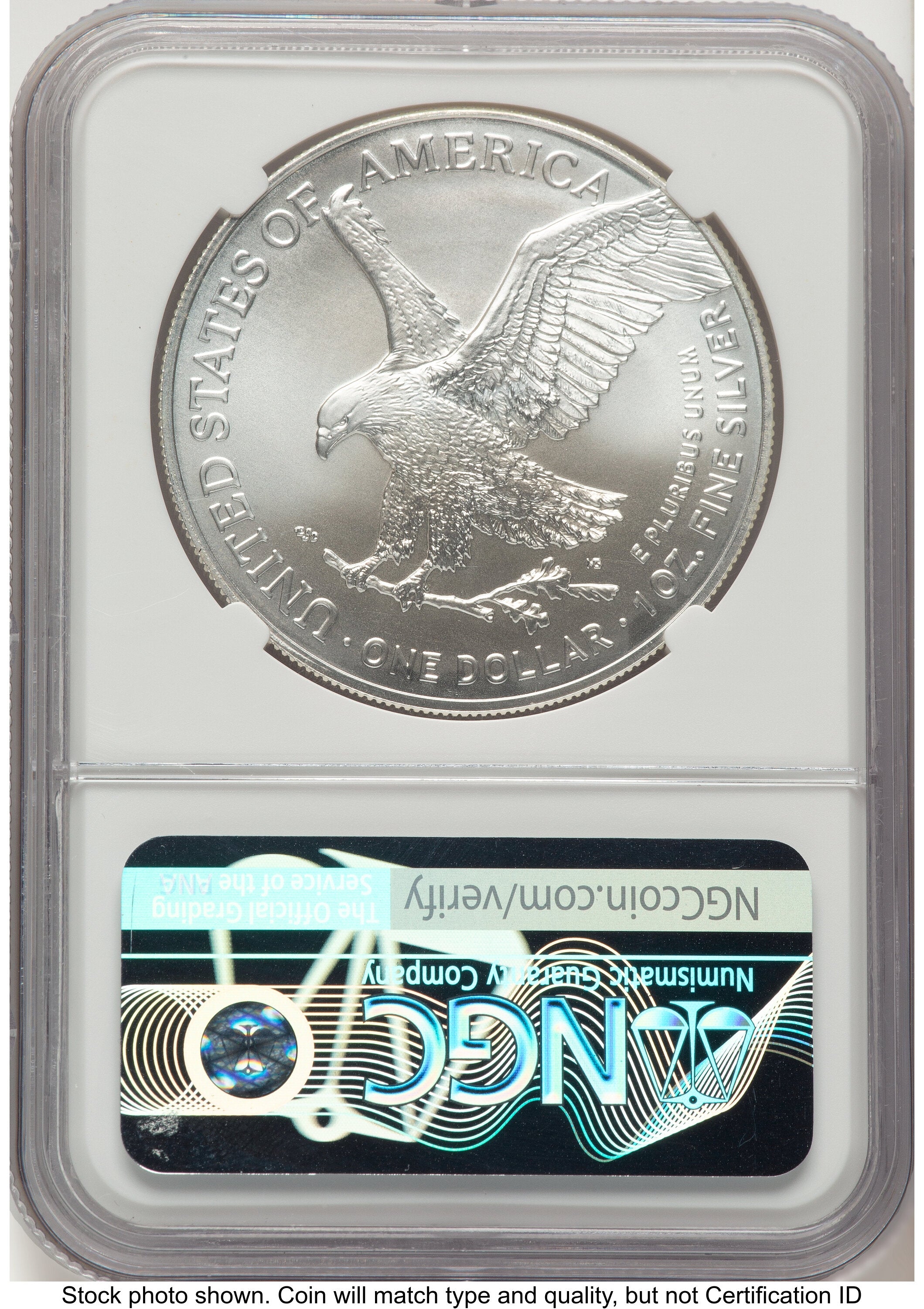 2023 Silver Eagle FDI Mike Castle NGC MS70