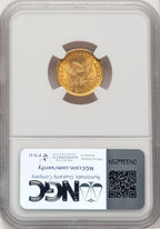 1902 $2.50 CAC Liberty Quarter Eagle NGC MS67+