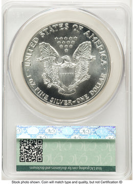 1987 Silver Eagle Ron Drzewucki CACG MS70
