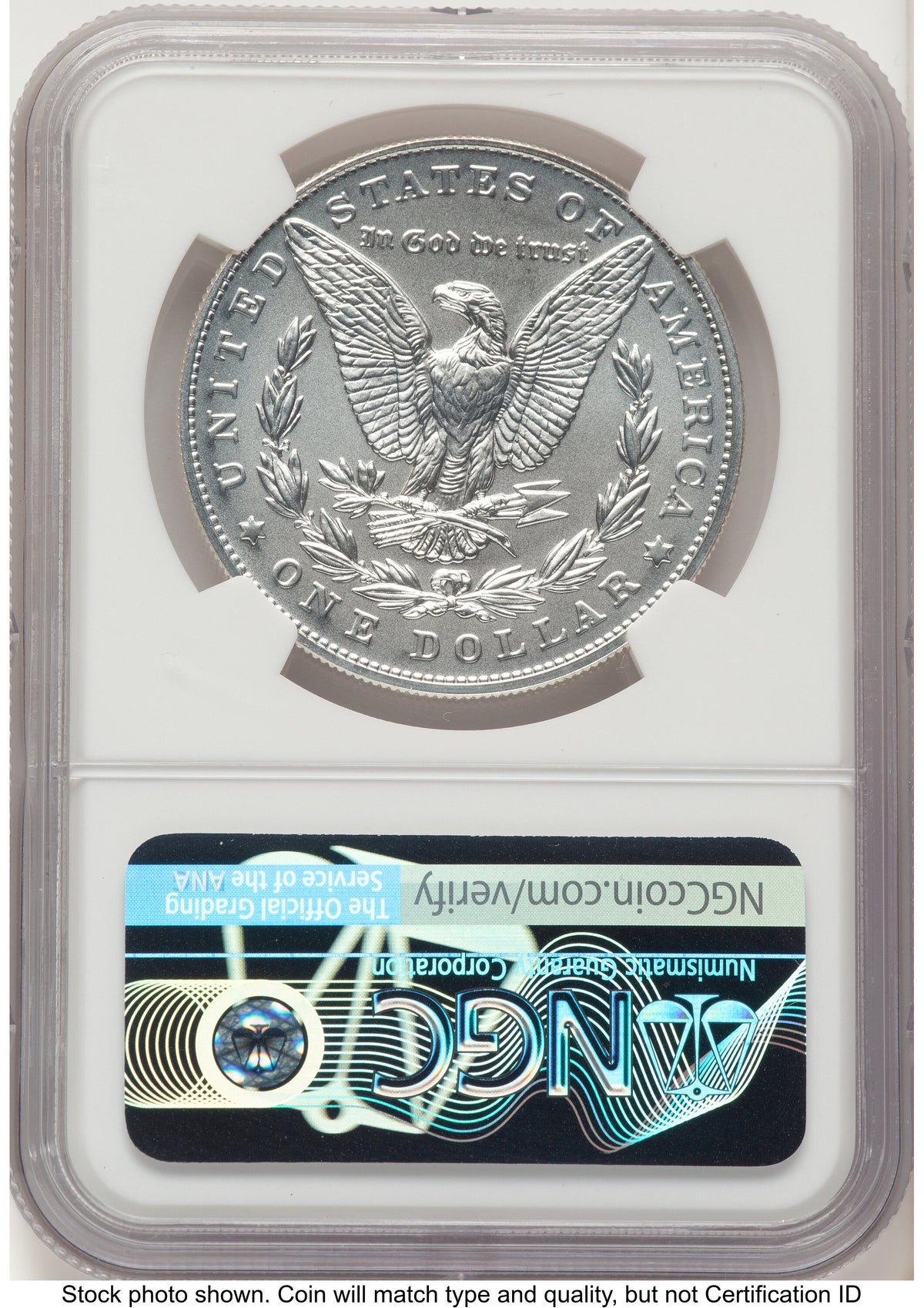 2021 Morgan Dollar ER Mike Castle/Miles Standish NGC MS70