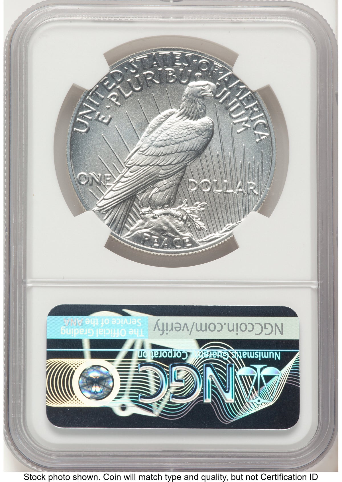 2021 Peace Dollar ER Mike Castle/Miles Standish NGC MS70