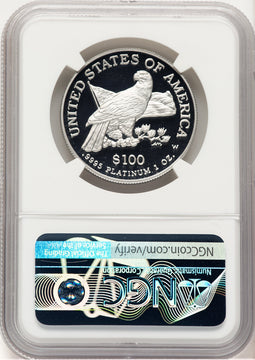 2003-W Proof Platinum Eagle 1 oz Mike Castle NGC PF70