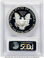 2012-W Proof Silver Eagle 1 oz Blue Gradient PCGS PR70 (771259010)