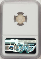 1862/1 3CS FS-301 Three Cent Silver NGC MS66