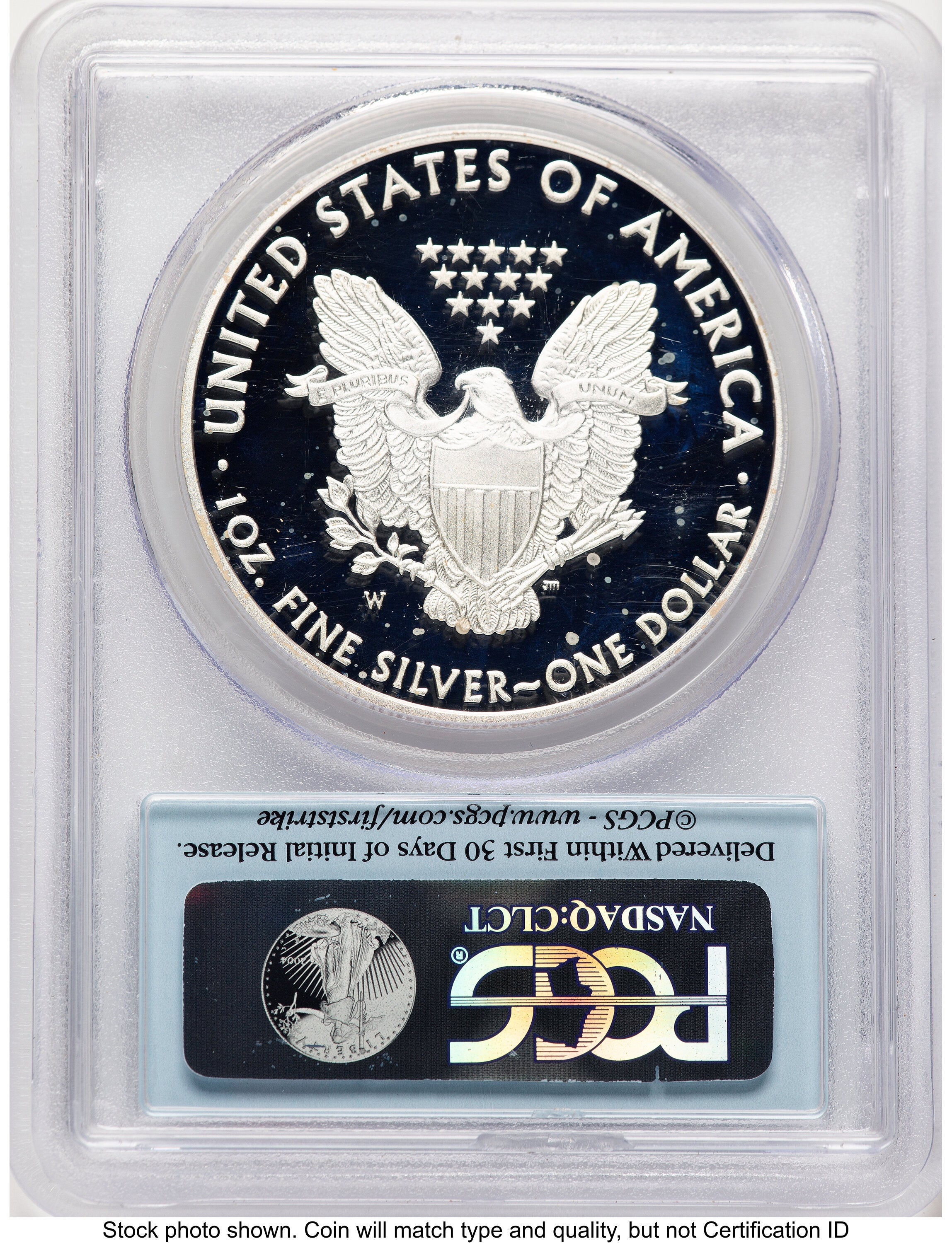 2011-W Proof Silver Eagle 1 oz FS Flag PCGS PR70