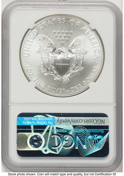 2014-(S) Silver Eagle John NGC MS70 Mercanti