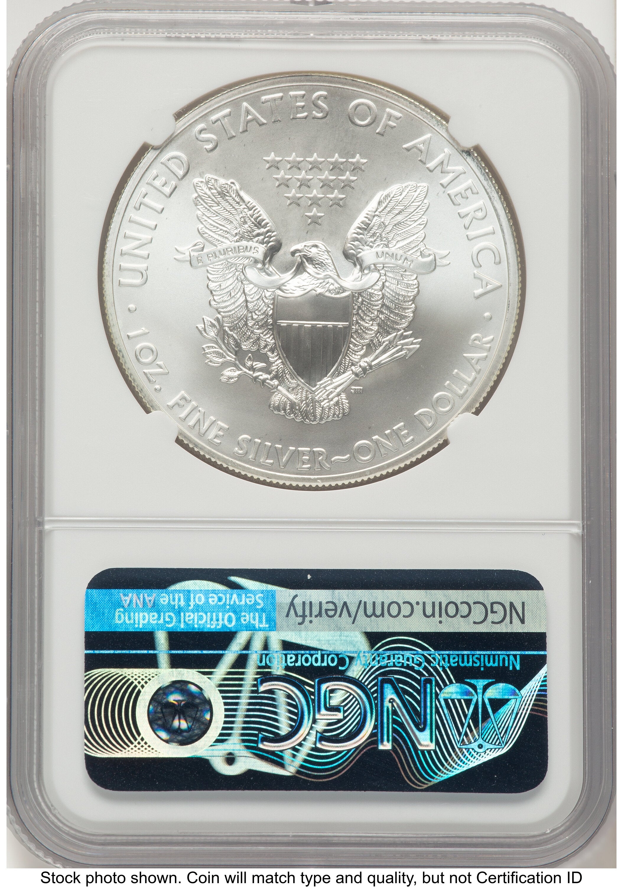 2014-(S) Silver Eagle John NGC MS70 Mercanti