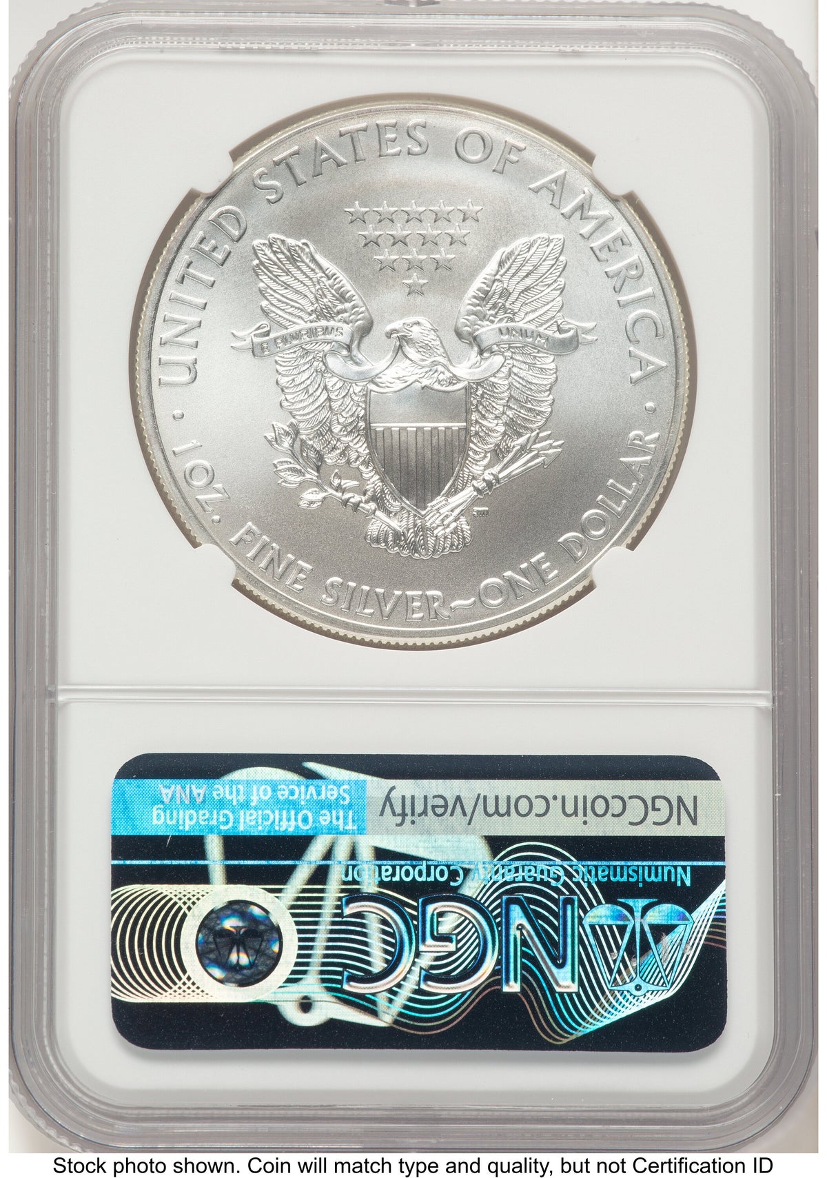 2014-(W) Silver Eagle John NGC MS70 Mercanti
