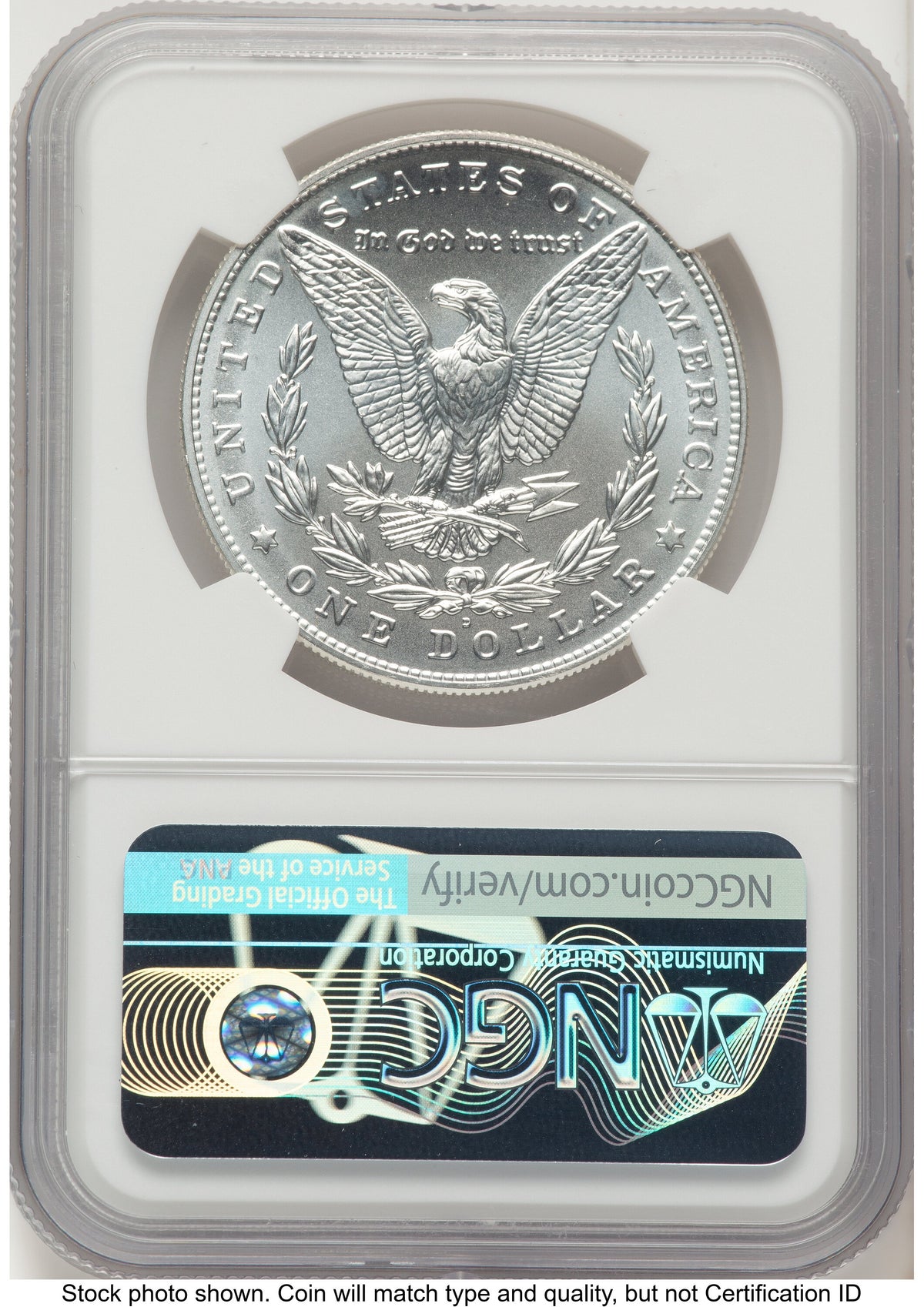 2021-D Morgan Dollar ER Mike Castle/Miles Standish NGC MS70