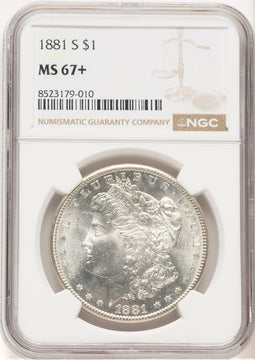 1881-S Morgan Dollar NGC MS67+ (772328008)