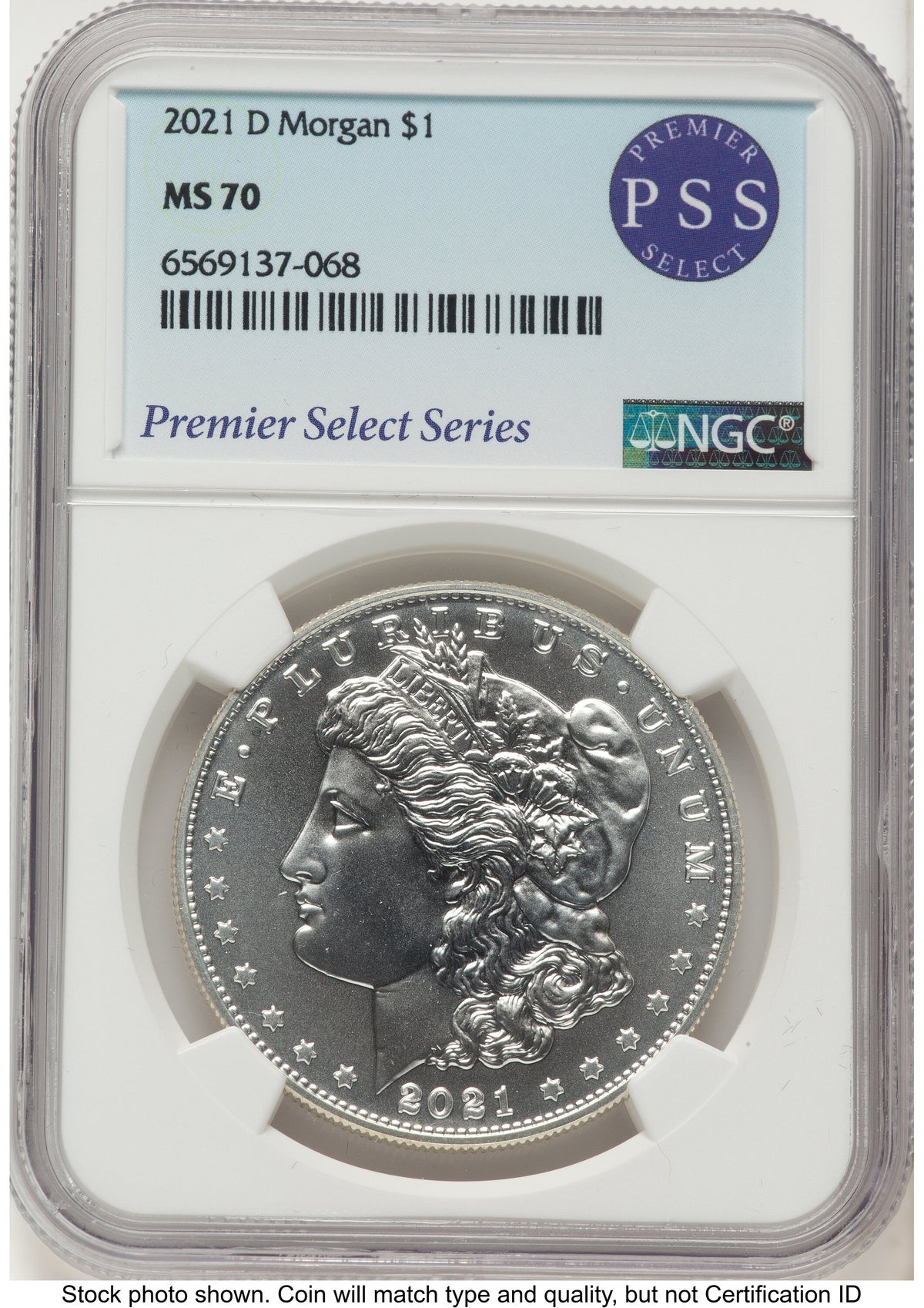 2021 6 Coin Morgan & Peace Dollar Set Premier Select Series NGC MS70
