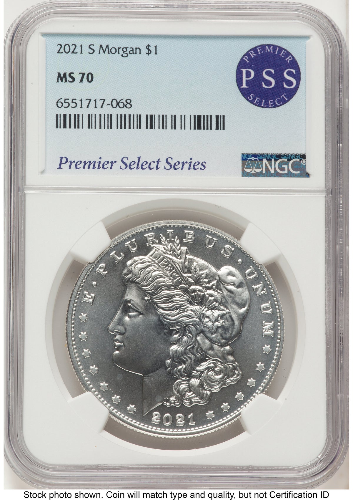 2021 6 Coin Morgan & Peace Dollar Set Premier Select Series NGC MS70