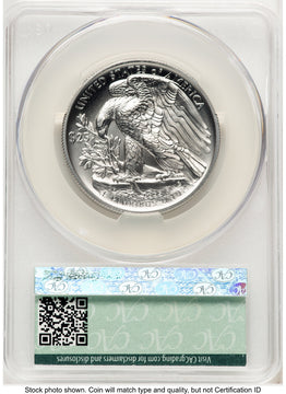 2020-W Palladium Eagle 1 oz Burnished Non Designation CACG MS70
