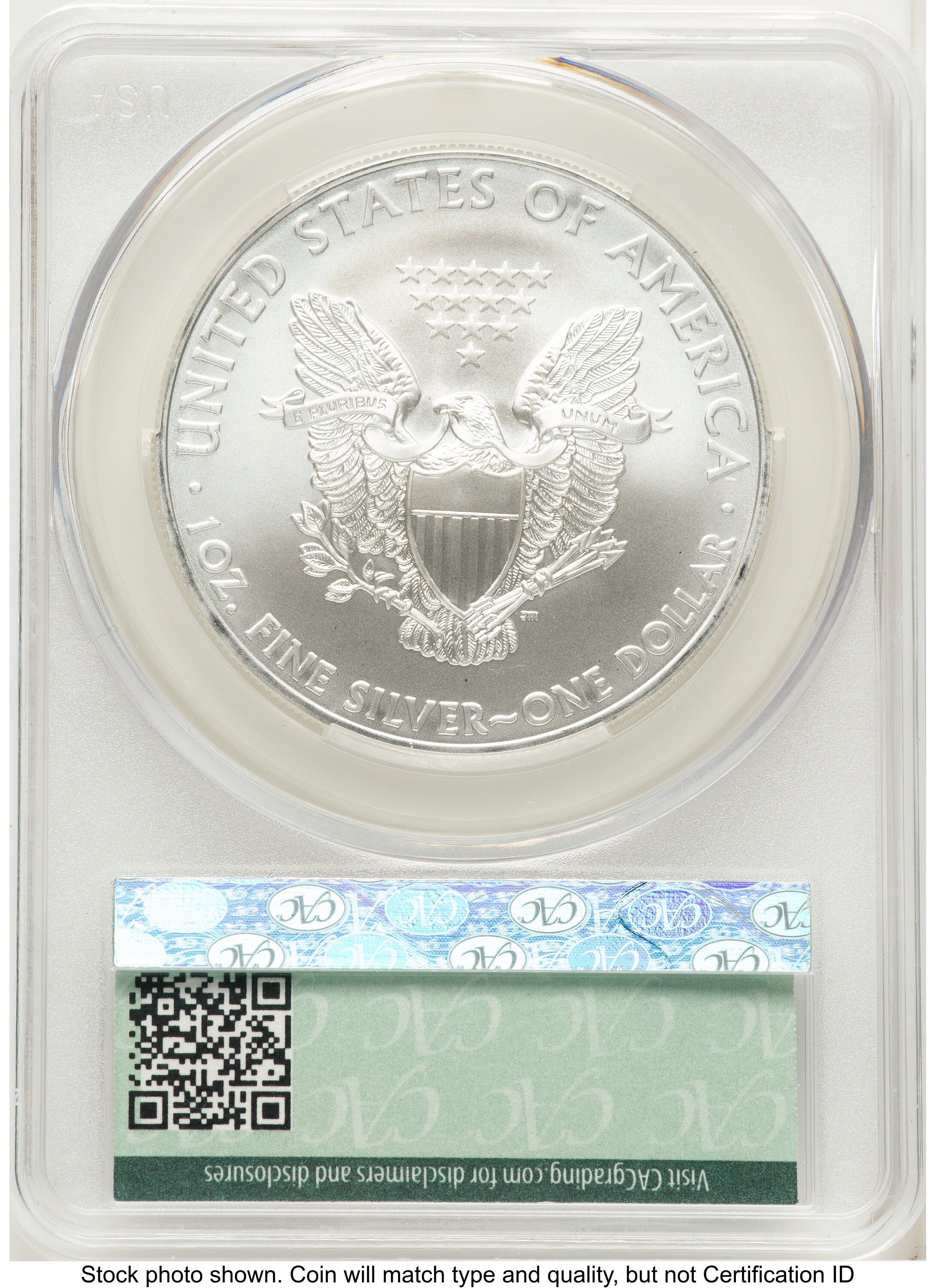 2010 Silver Eagle Ron Drzewucki CACG MS70