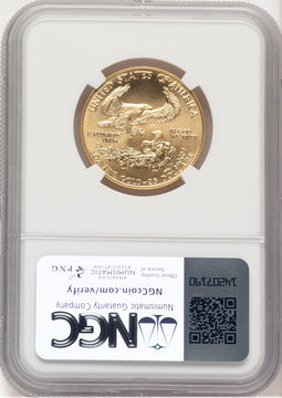 1988 Gold Eagle 1/2 oz Brown Label NGC MS69