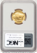 2008-W Burnished Gold Buffalo 1/4 oz Jeff Garrett Red Book NGC MS70