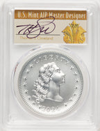 2024-(P) Silver 230th Anniv Flowing Hair Medal AR PCGS MS70 Thomas Cleveland