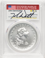 2024-(P) Silver 230th Anniv Flowing Hair Medal AR MS70 PCGS Dannreuther