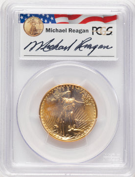 1986 Gold Eagle 1/2 oz Reagan Legacy Series Michael Reagan PCGS MS69
