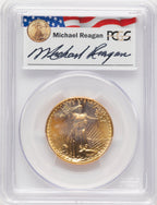 1986 Gold Eagle 1/2 oz Reagan Legacy Series Michael Reagan PCGS MS69