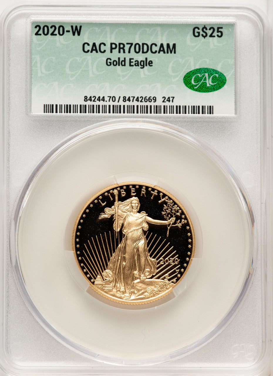 2020-W Gold American Eagle 4-Coin Set CACG PR70