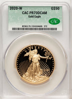 2020-W Gold American Eagle 4-Coin Set CACG PR70