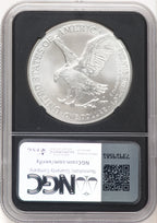 2024 Silver Eagle FDI Mike Castle Franklin Series NGC MS70