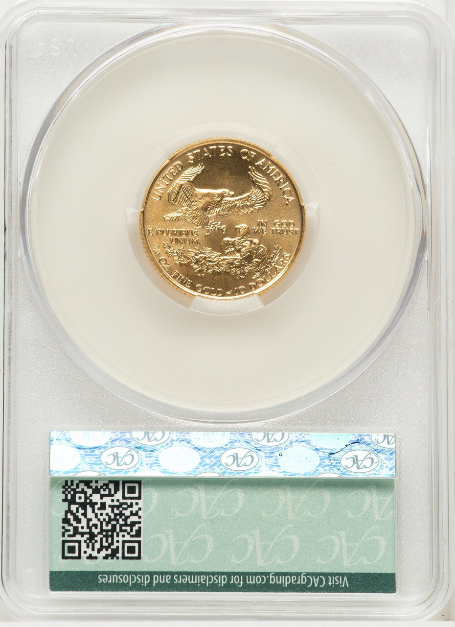 1993 Gold Eagle 1/4 oz Non Designation CACG MS69