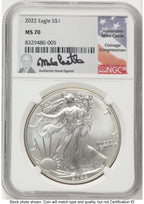 2022 Silver Eagle Mike Castle NGC MS70