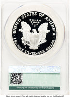 1986-S Proof Silver Eagle 1 oz Non Designation CACG PR70