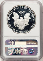 1986-S Proof Silver Eagle 1 oz Brown Label NGC PF70