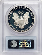 1986-S Proof Silver Eagle 1 oz Blue Label PCGS PR70