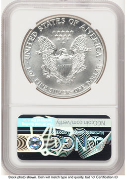 1987 Silver Eagle John NGC MS70 Mercanti