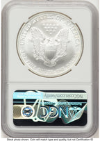 2005 Silver Eagle John NGC MS70 Mercanti