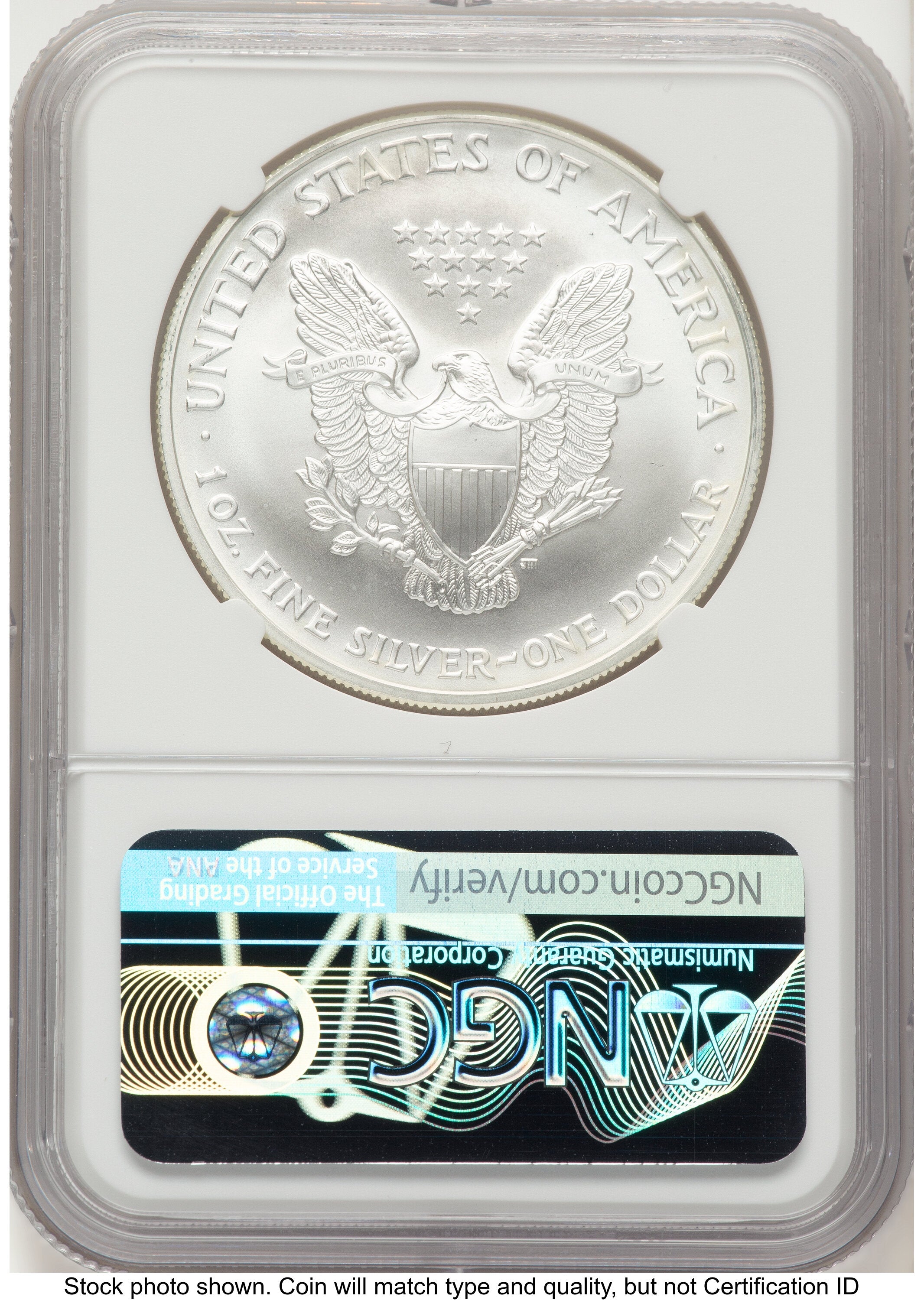 2005 Silver Eagle John NGC MS70 Mercanti