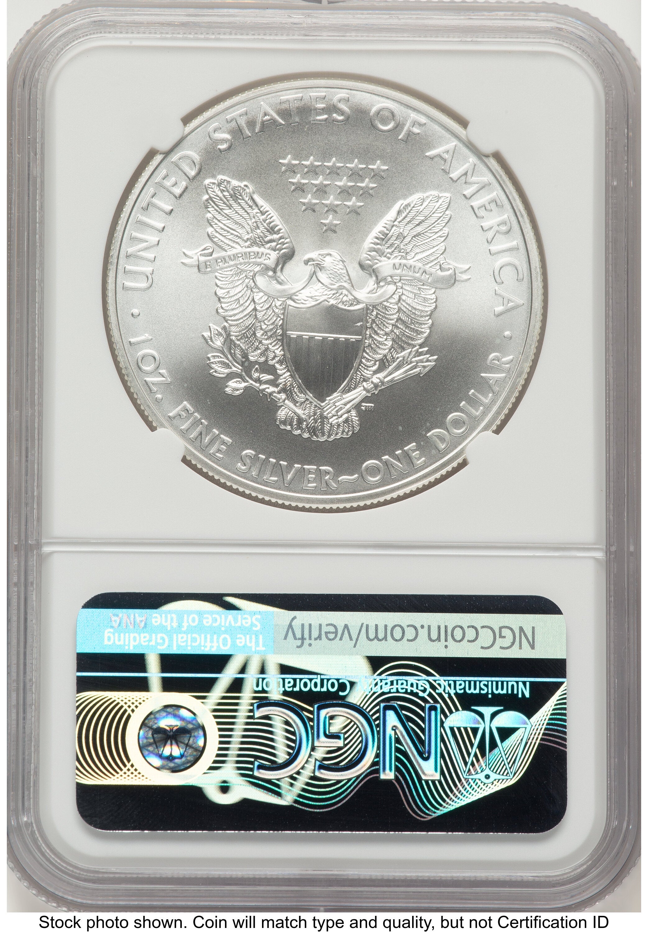 2008 Silver Eagle John NGC MS70 Mercanti